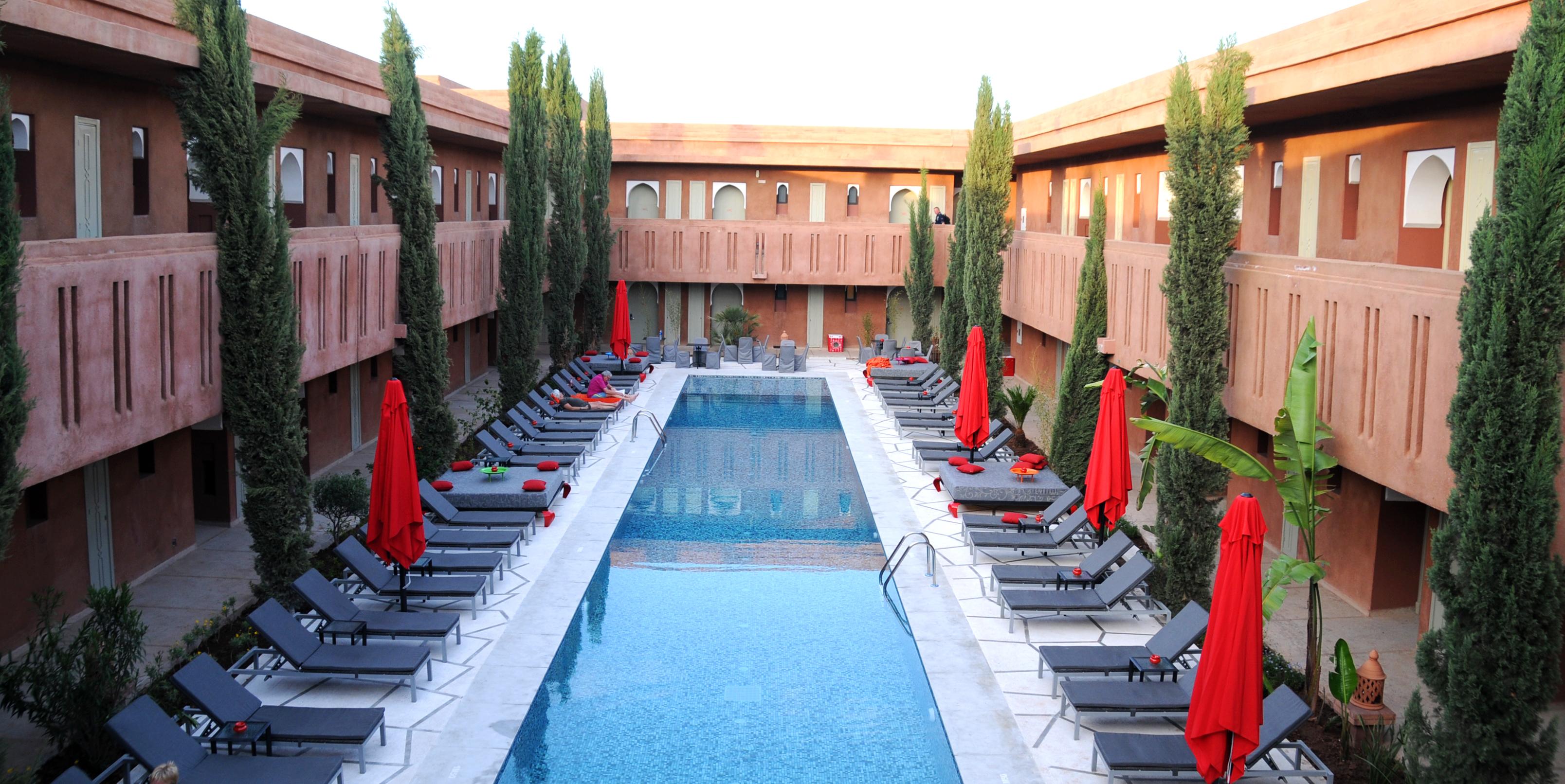 Kenzi Club Agdal Medina Otel Lahebichate Dış mekan fotoğraf The swimming pool at the hotel