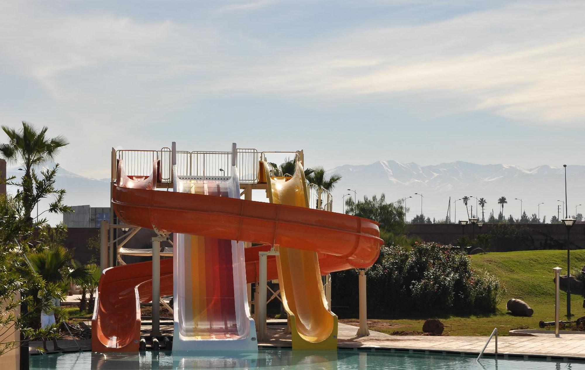 Kenzi Club Agdal Medina Otel Lahebichate Dış mekan fotoğraf The water park at the hotel