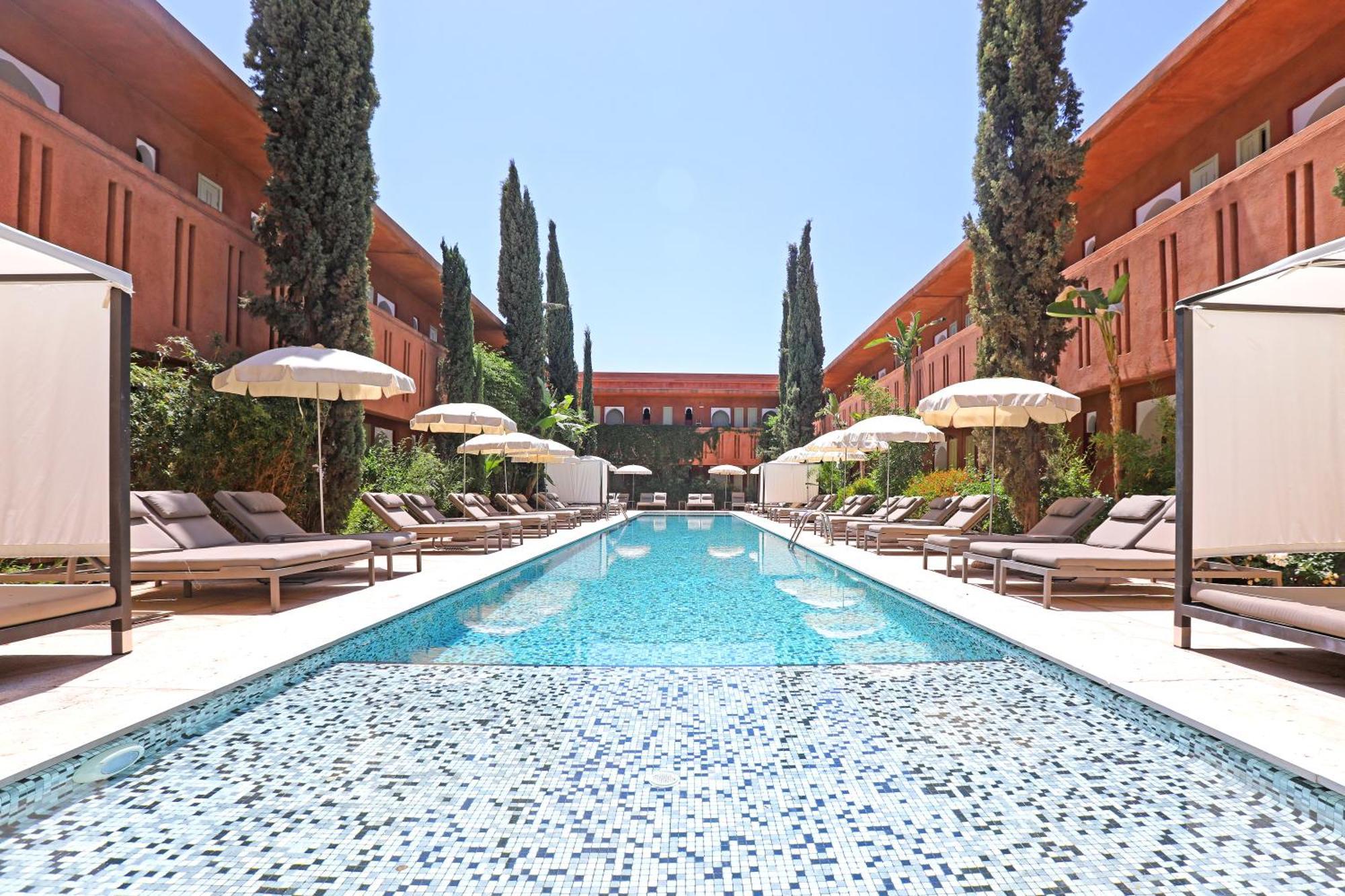 Kenzi Club Agdal Medina Otel Lahebichate Dış mekan fotoğraf The swimming pool at the hotel